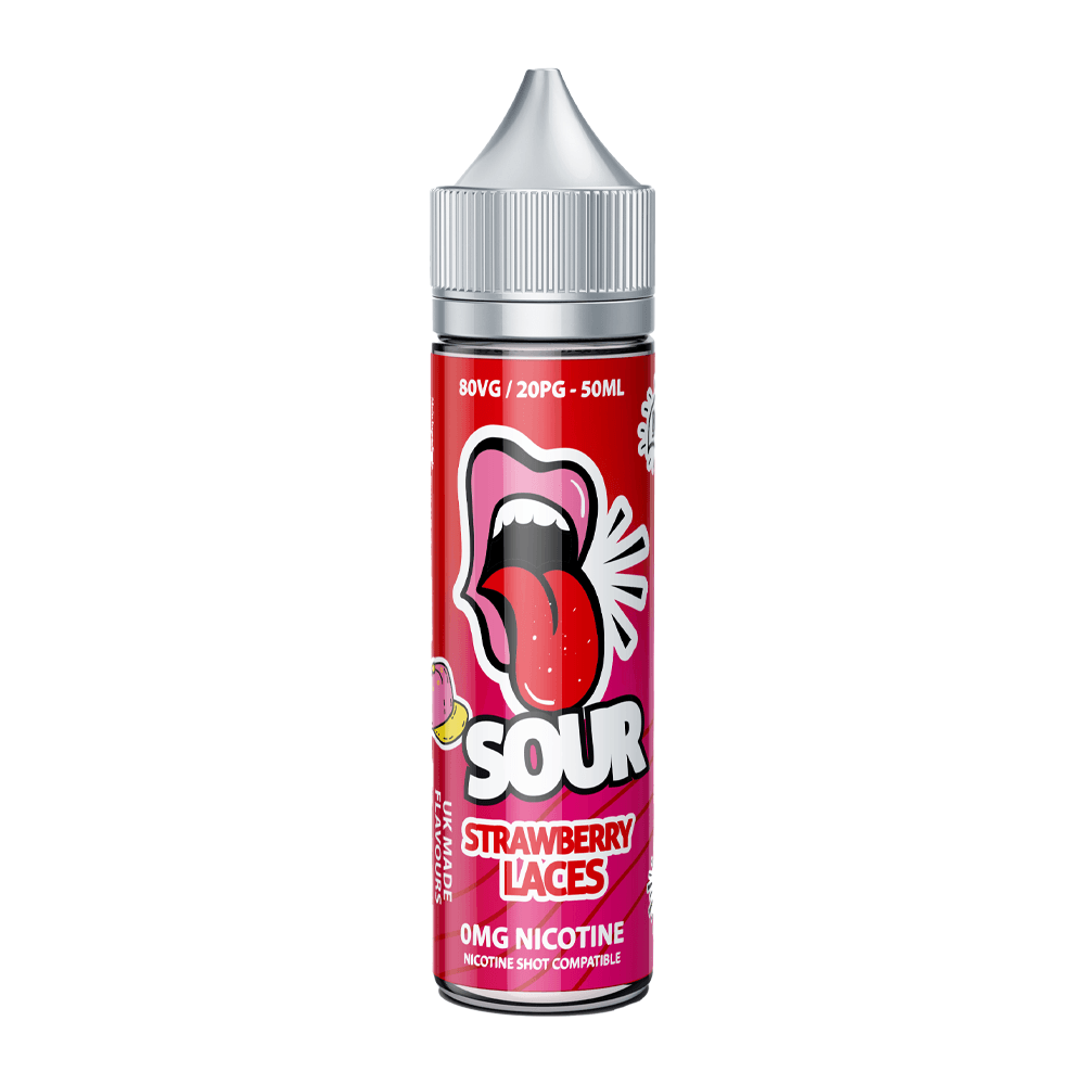 Strawberry Laces 50ml Shortfill E Liquid By Sour Range