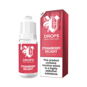 Strawberry Delight E-Liquid V Drops - Rainbow Range