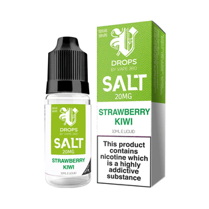 Strawberry Kiwi Nic Salt E-Liquid by V Drops - White Range