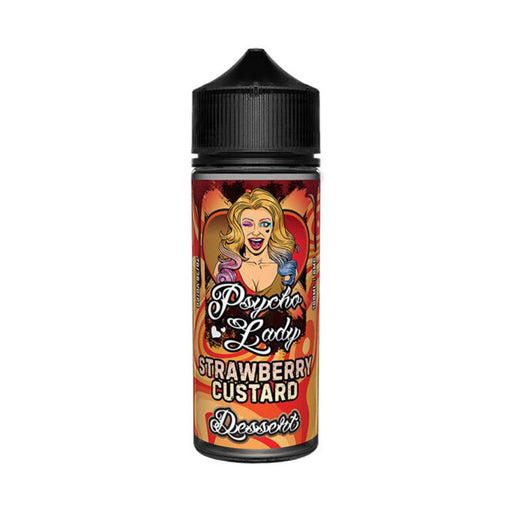 Strawberry Custard Shortfill E-Liquid by Psycho Lady