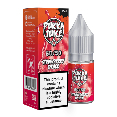 Strawberry Lychee 50/50 E-Liquid By Pukka Juice