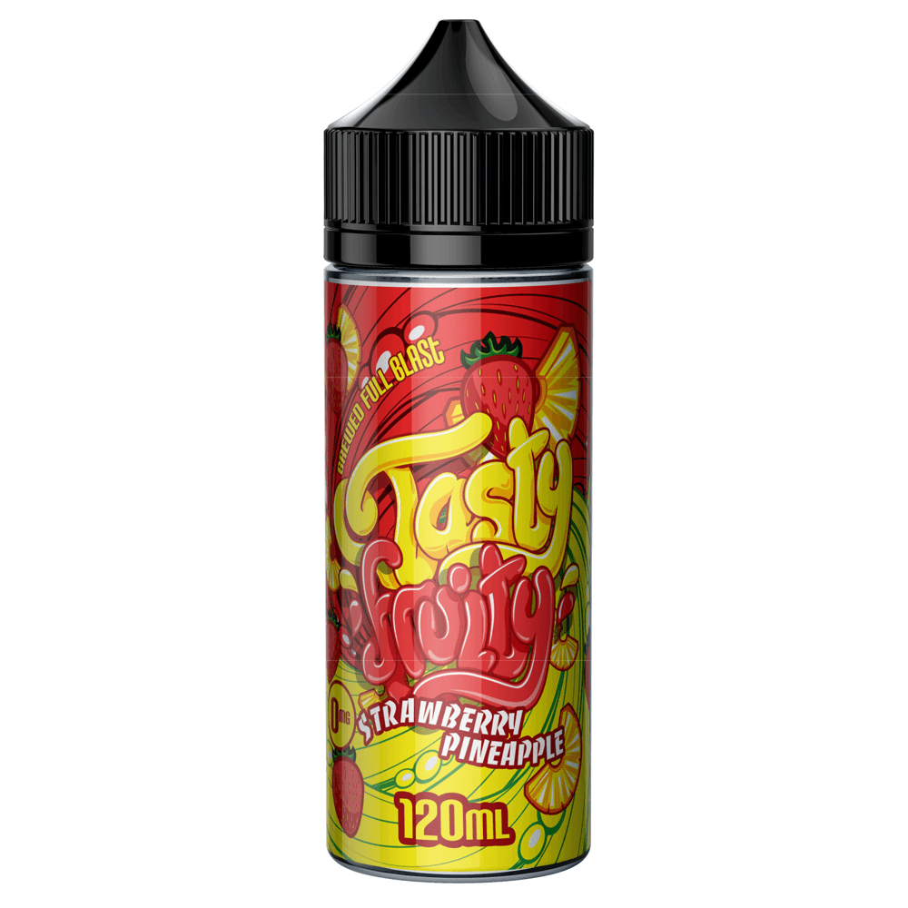 Strawberry Pineapple 100ml shortfill E liquid by Tasty Fruity