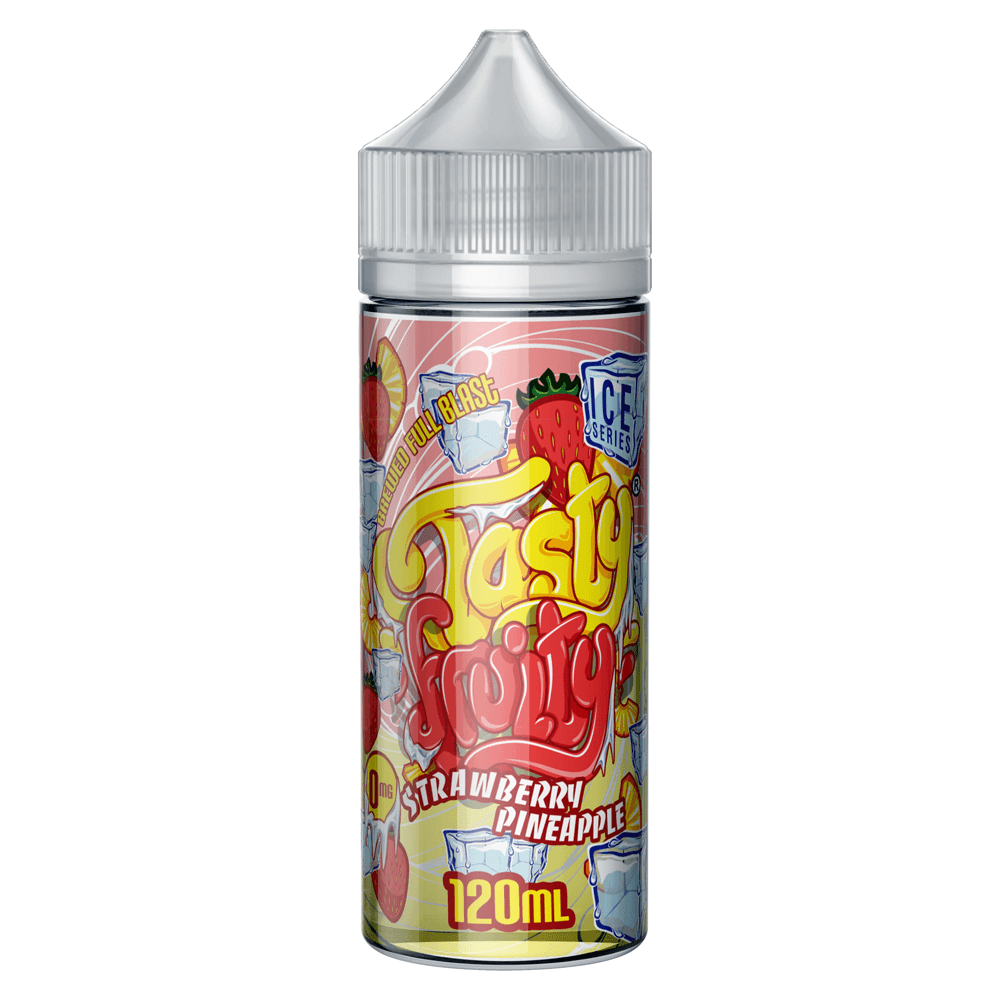 Strawberry Pineapple On Ice 100ml shortfill E liquid by Tasty Fruity