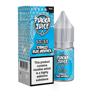 Tobacco Blue Menthol  50/50 E-Liquid By Pukka Juice