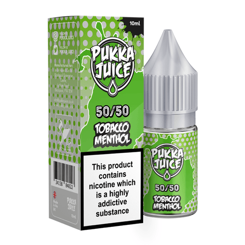 Tobacco Menthol 50/50 E-Liquid By Pukka Juice