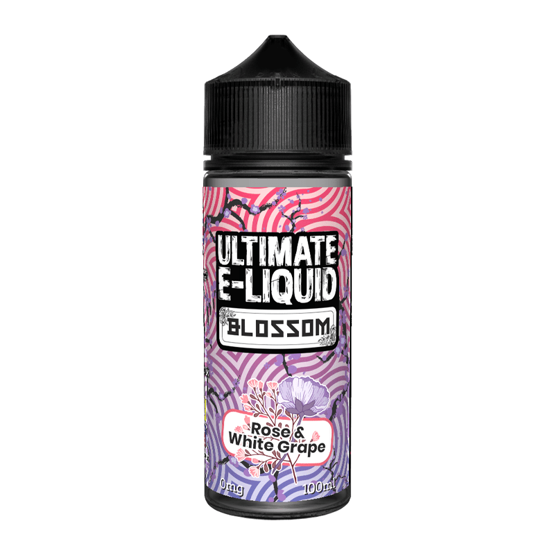 Rose & White Grape Blossom 100ml Shortfill E-Liquid by Ultimate Juice