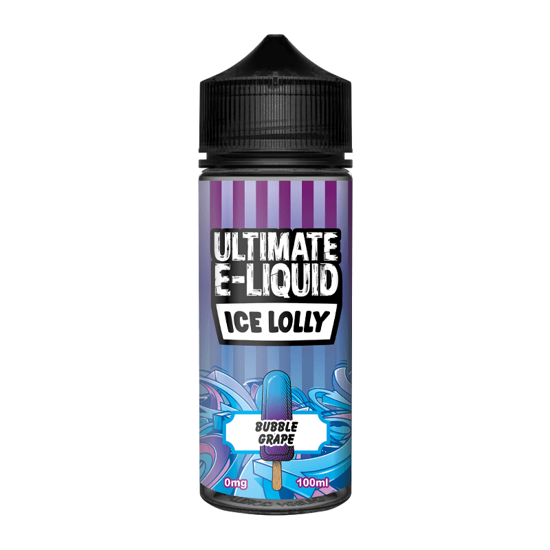 Bubble Grape Ice Lolly 100ml Shortfill E-Liquid by Ultimate Juice