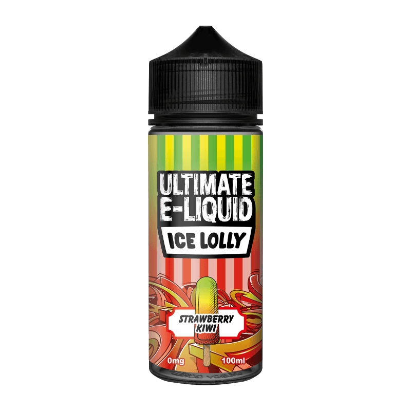 Strawberry Kiwi Ice Lolly 100ml Shortfill E-Liquid by Ultimate Juice