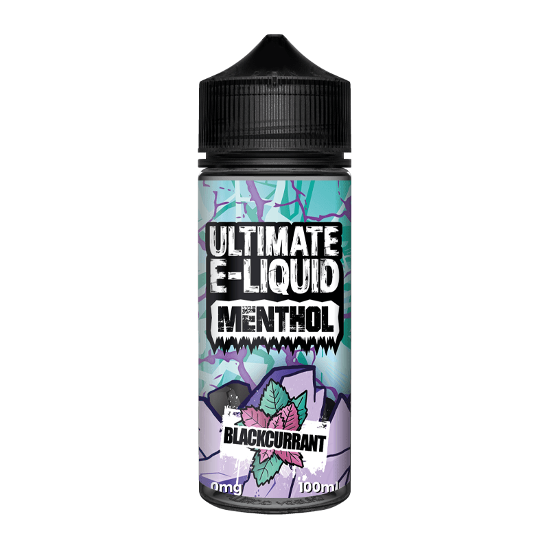 Blackcurrant Menthol 100ml Shortfill E-Liquid by Ultimate Juice