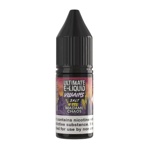 Madame Chaos Villains Nic Salt E-Liquid by Ultimate Juice