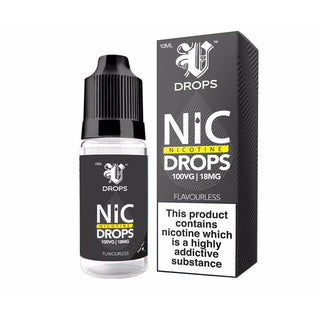 V Drops Premium Nicotine Shots - 100VG