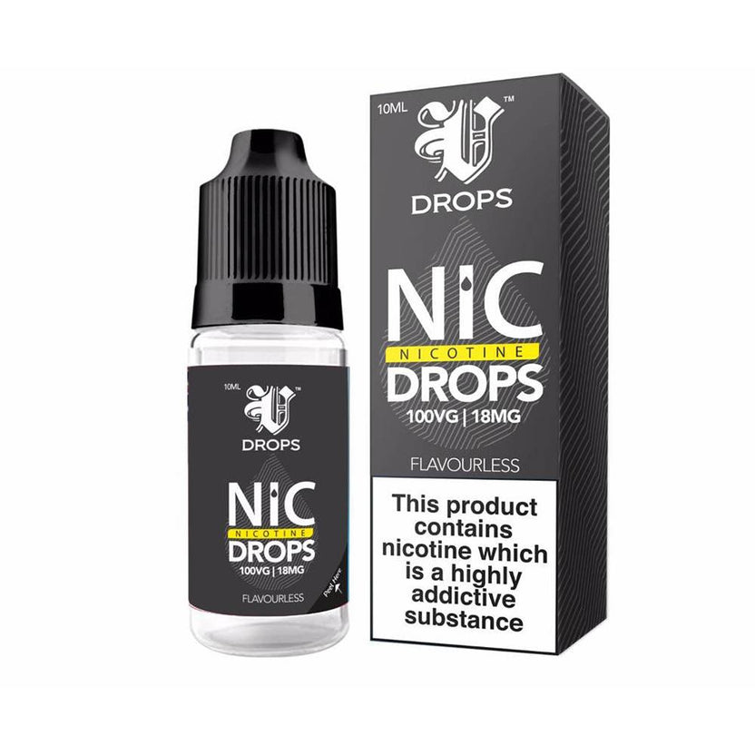V Drops Premium Nicotine Shots - 100VG