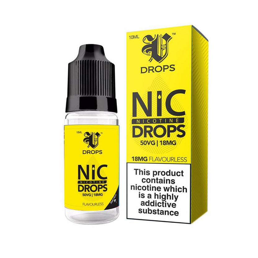 nicotine drops for vape juice V Drops Premium Nicotine Shots