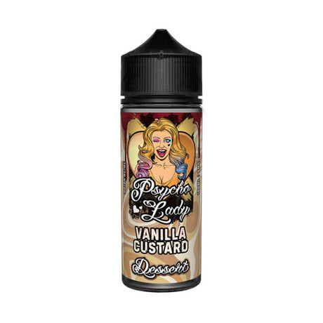 Vanilla Custard Shortfill E-Liquid by Psycho Lady
