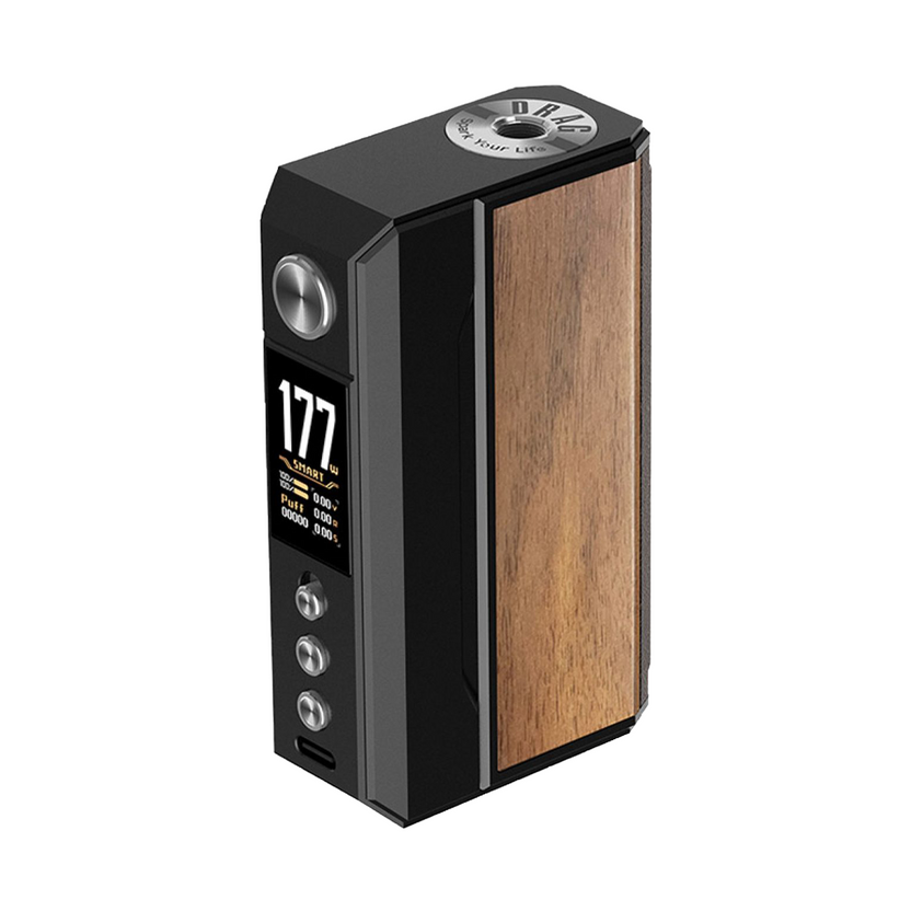 VooPoo Drag 4 Box Mod - Black + Walnut