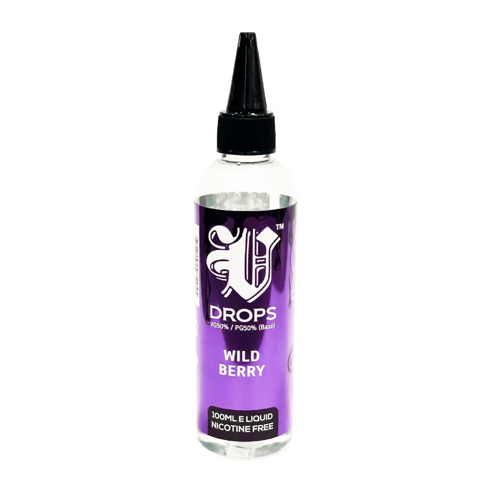 Wildberry 100ml Short Fill E-Liquid V Drops - Rainbow Range