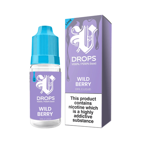 Wildberry E-Liquid V Drops - Rainbow Range