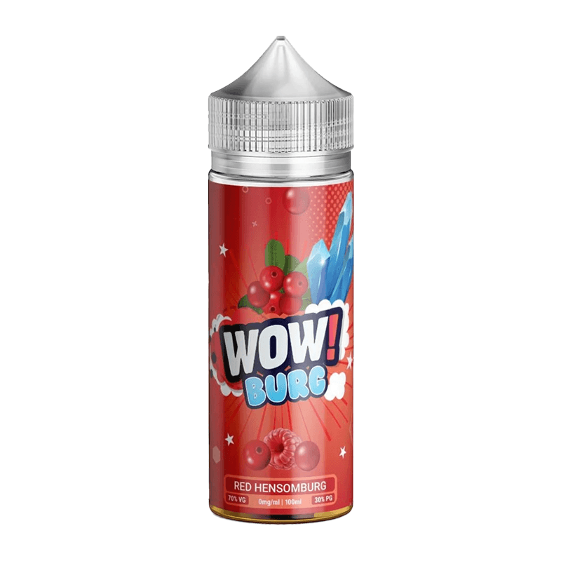 Red Hensomburg (Burg) 100ml Shortfill E-Liquid by Wow