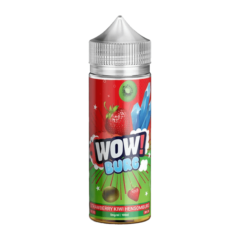 Strawberry Kiwi Hensomburg (Burg) 100ml Shortfill E-Liquid by Wow