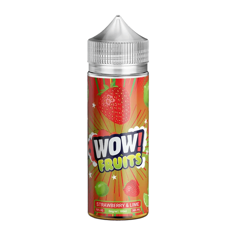 Strawberry & Lime (Fruits) 100ml Shortfill E-Liquid by Wow