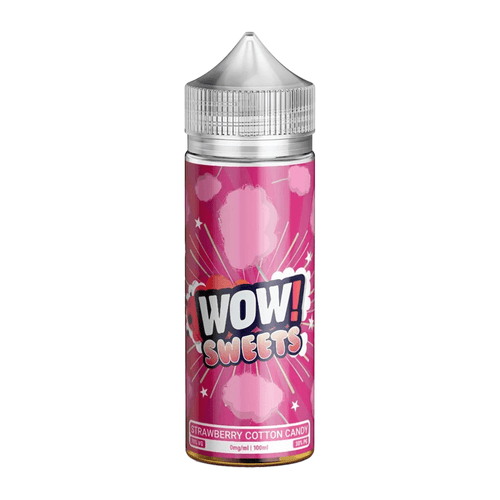 Strawberry Cotton Candy (Sweets) 100ml Shortfill E-Liquid by Wow