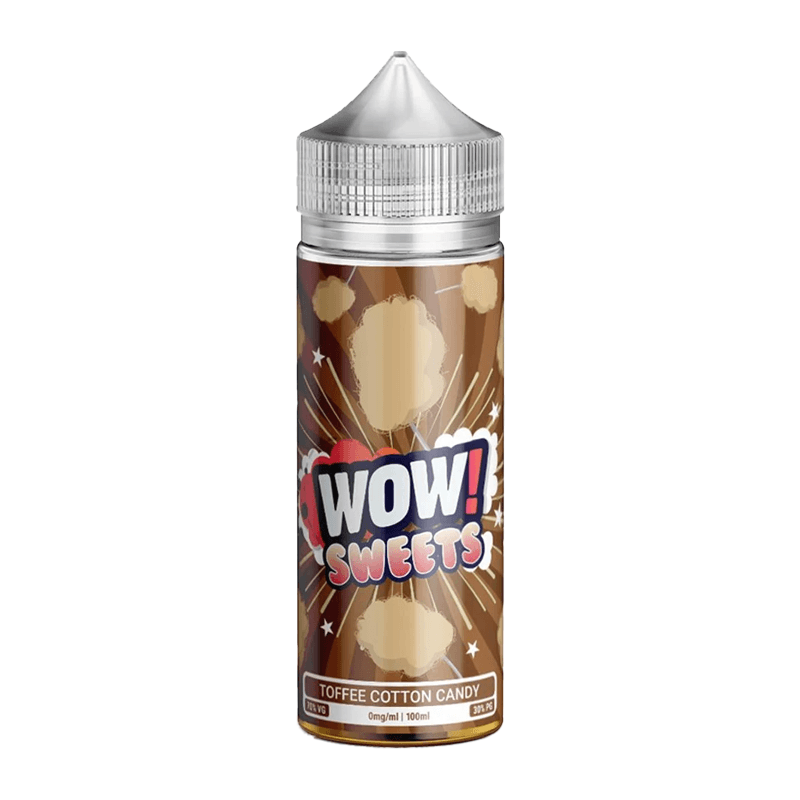 Toffee Cotton Candy (Sweets) 100ml Shortfill E-Liquid by Wow