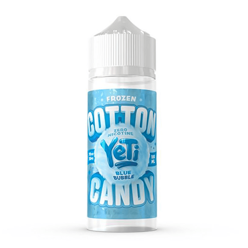 Blue Bubble 100ml Shortfill E-Liquid by YeTi Frozen Cotton Candy