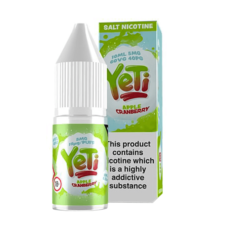 Apple Cranberry Nic Salt E-Liquid By YeTi