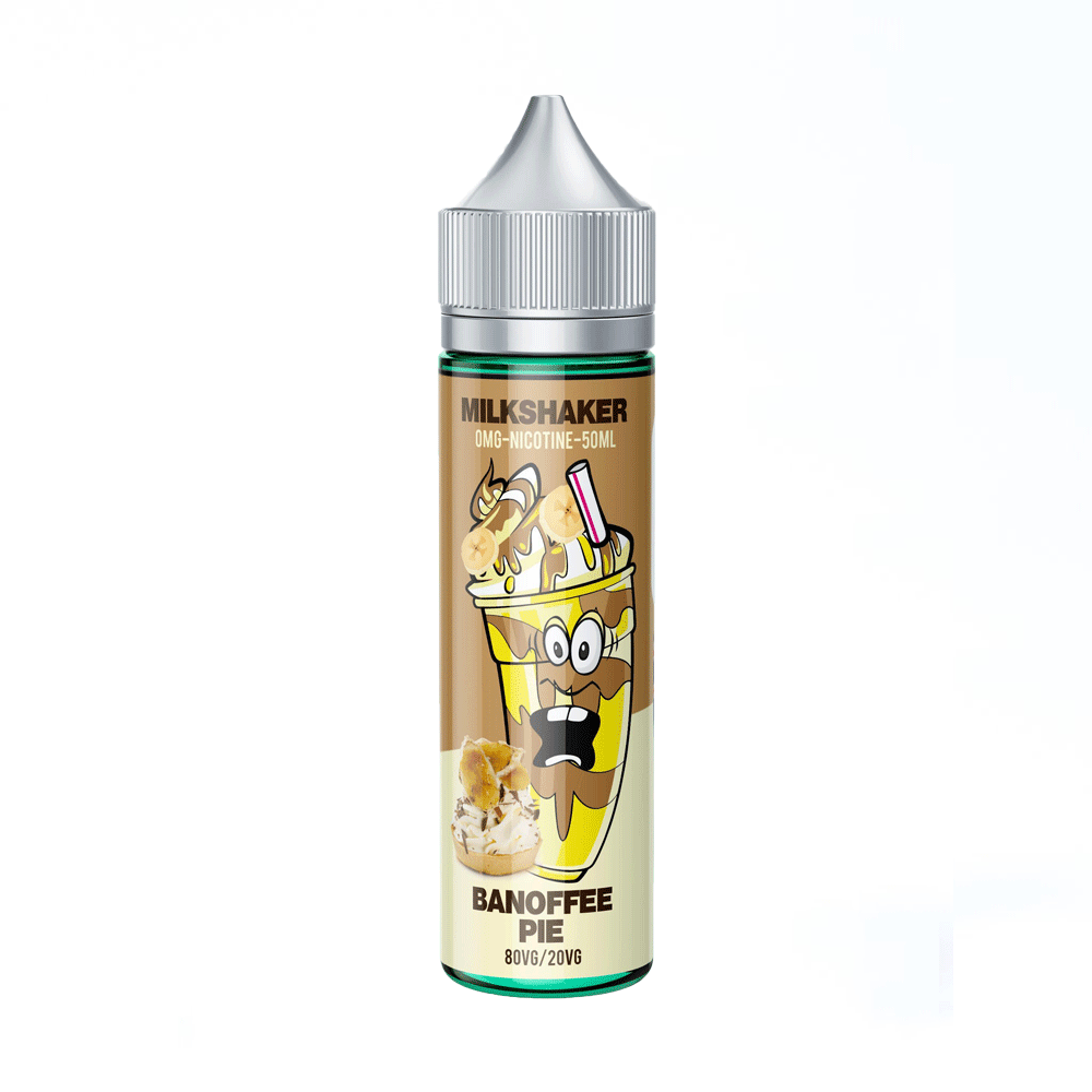 Banoffee Pie 50ml Shortfill By Milkshaker E Liquid