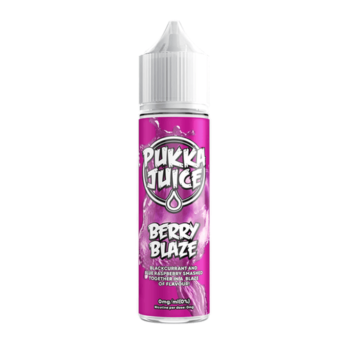 Berry Blaze 50ml Shortfill E Liquid By Pukka Juice