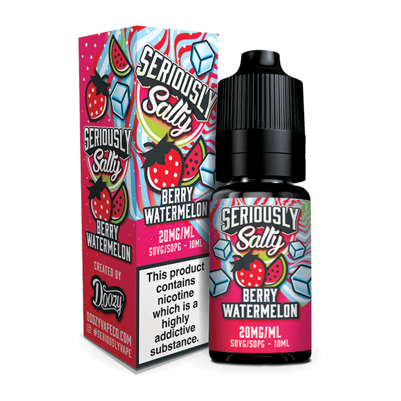 Berry Watermelon Nic Salt E-Liquid By Seriously Salty