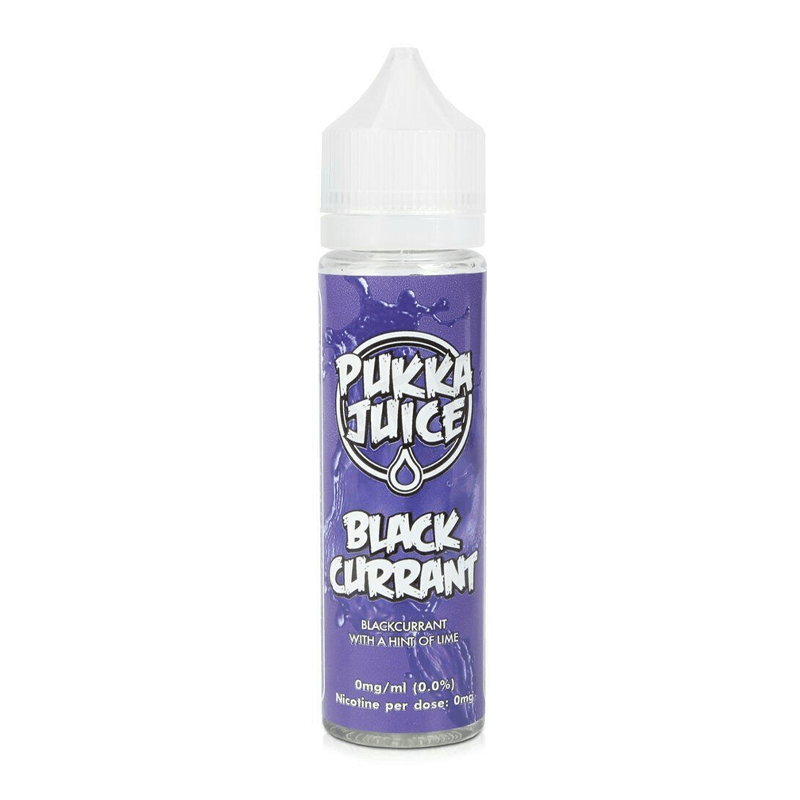 Black Currant 50ml Shortfill E Liquid By Pukka Juice