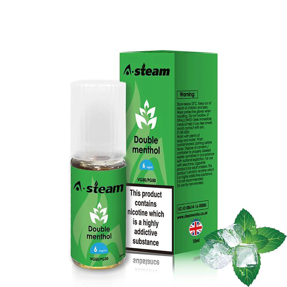 Double Menthol E Liquid By A Steam