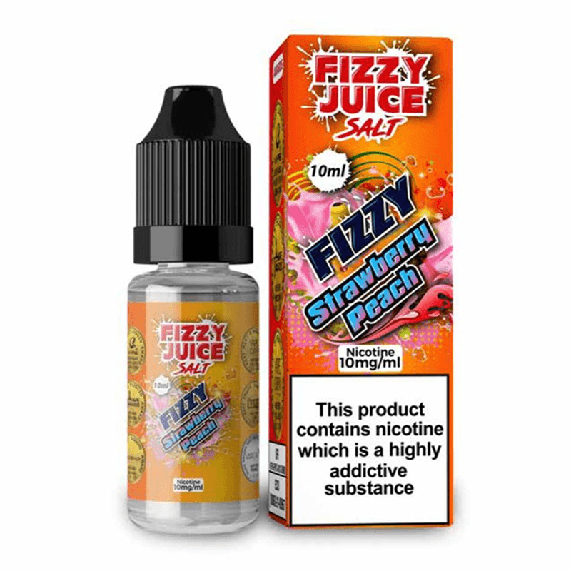 Strawberry Peach Nic Salt E-Liquid by Fizzy Juice