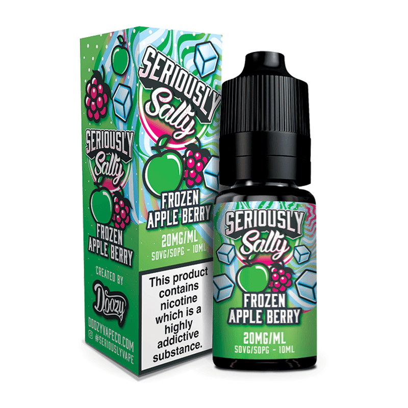 Frozen Apple Berry Nic Salt E-Liquid By Seriously Salty