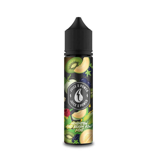 Honeydew & Berries Kiwi Mint 50ml Shortfill E Liquid By Juice 'N' Power