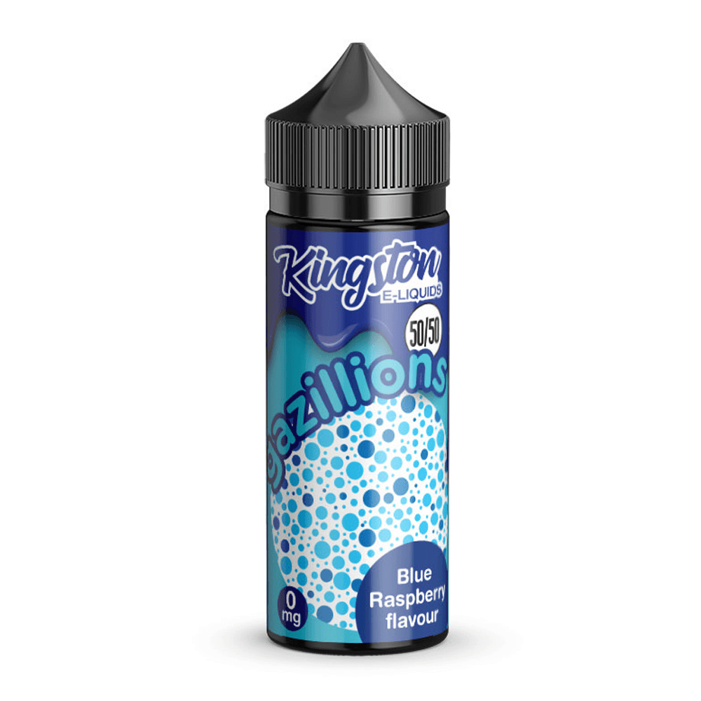 Blue Raspberry Gazillions 50/50 100ml Shortfill E-Liquid by Kingston