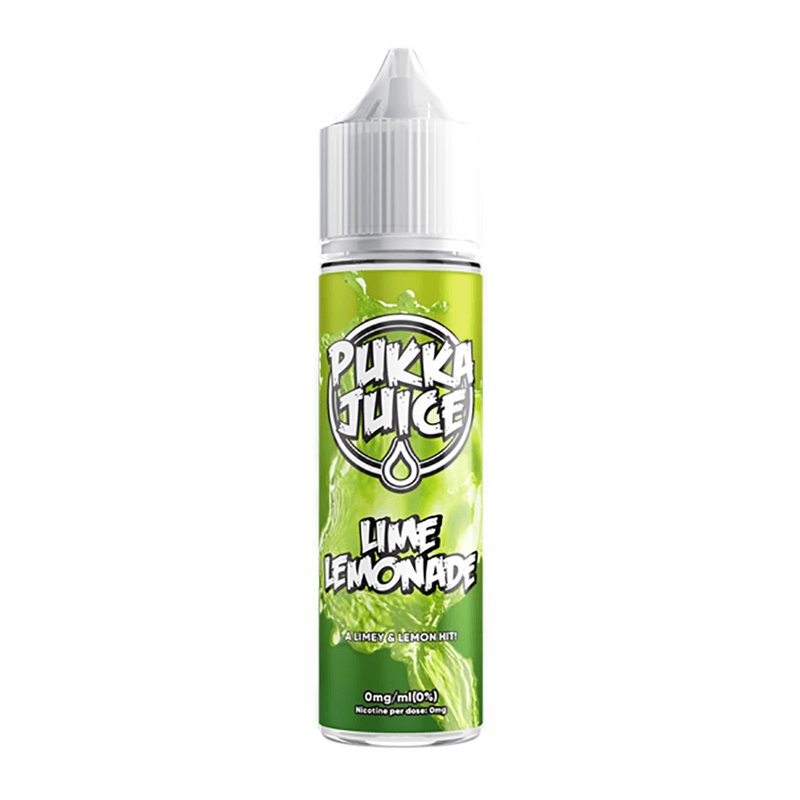 Lime Lemonade 50ml Shortfill E Liquid By Pukka Juice