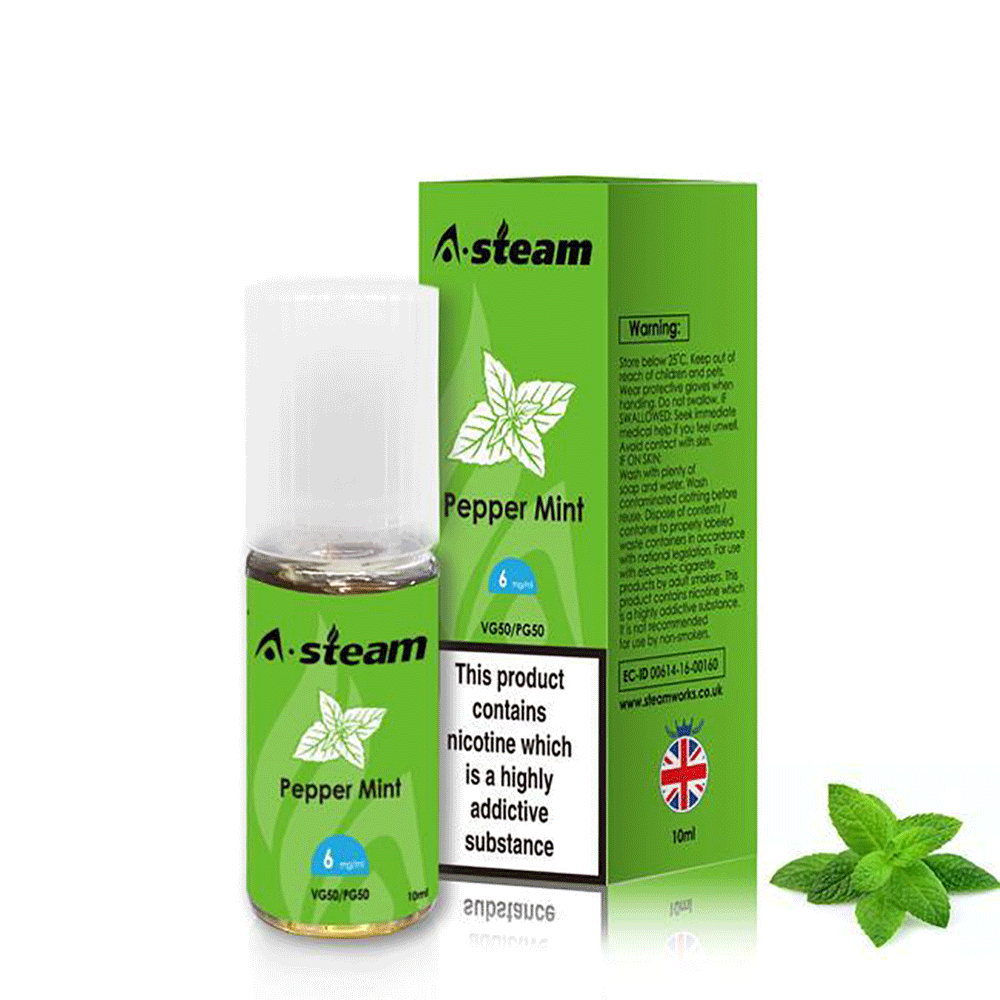 Pepper Mint E Liquid By A Steam