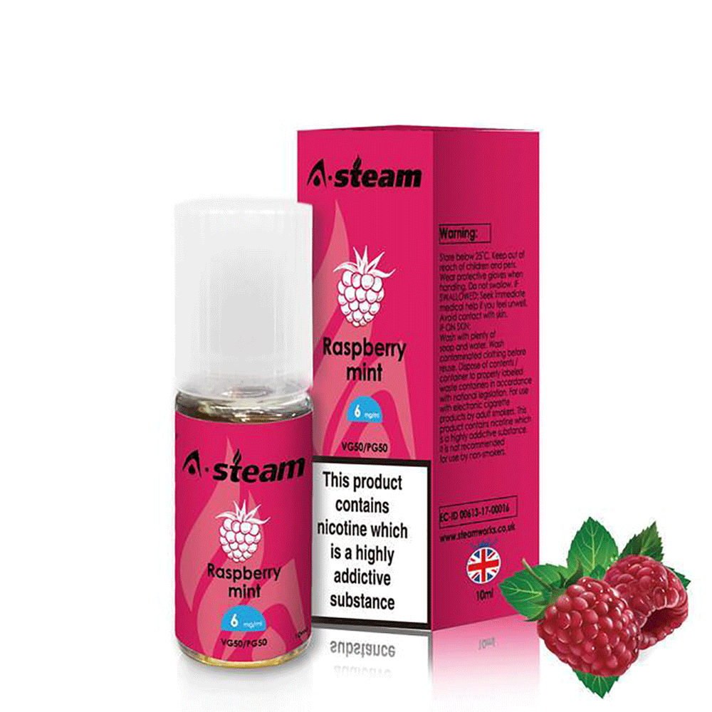 Raspberry Mint E Liquid By A Steam