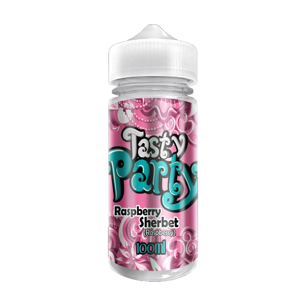 Raspberry Sherbet 100ml shortfill E liquid by Tasty Party