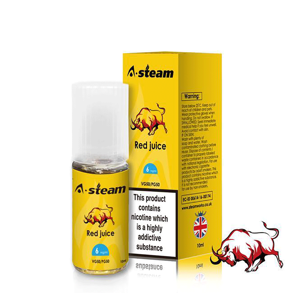 Red Juice E Liquid By A Steam