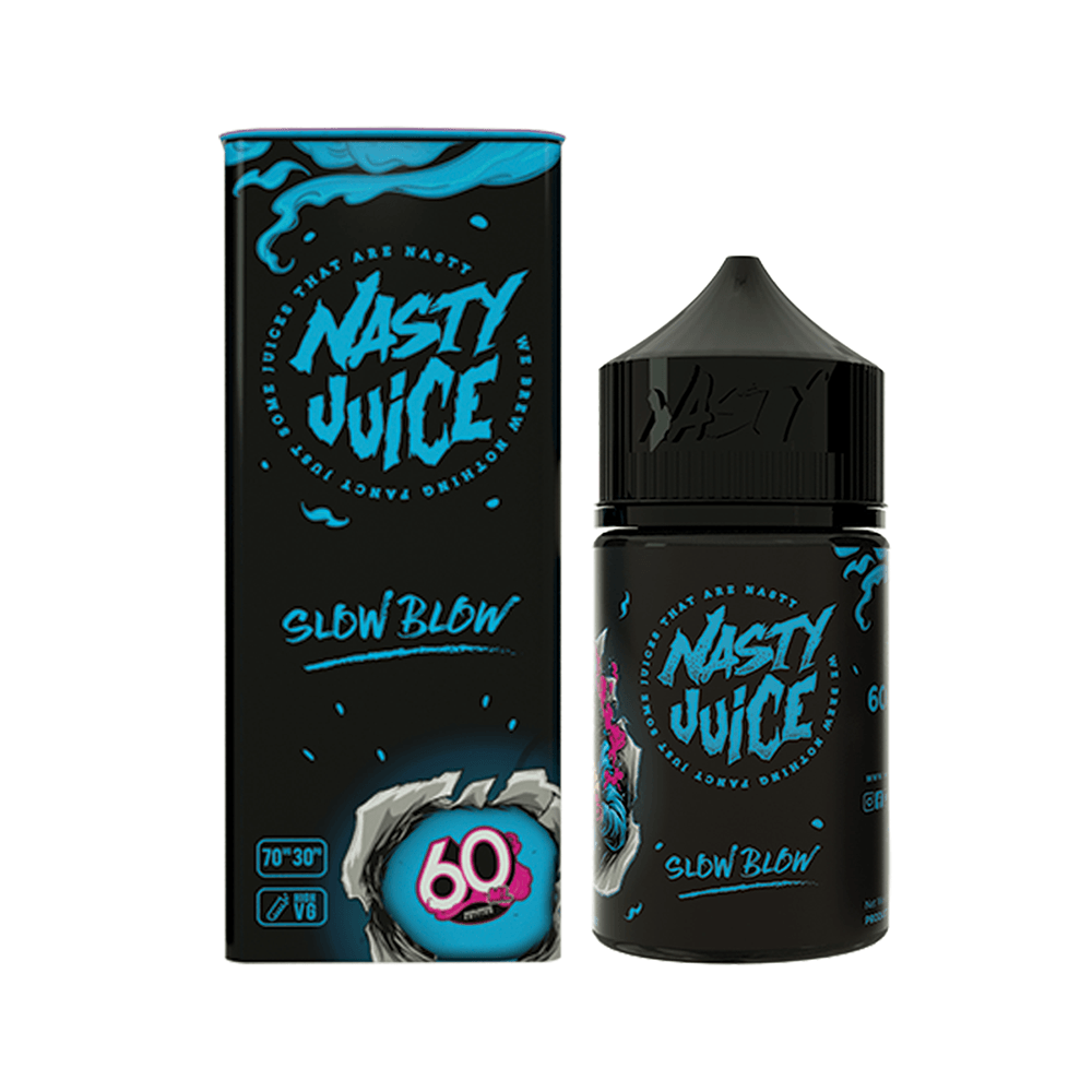 Slow Blow 50ml Shortfill E-Liquid By Nasty Juice