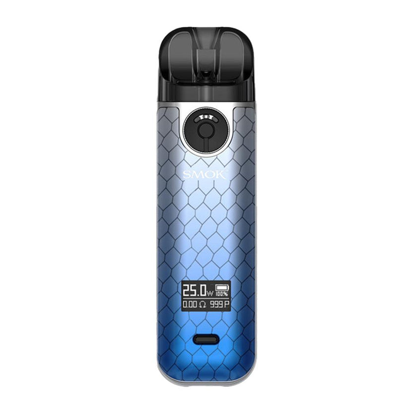 Smok Novo 4 Pod Vape Kit - Free E-Liquid - Blue Grey Cobra