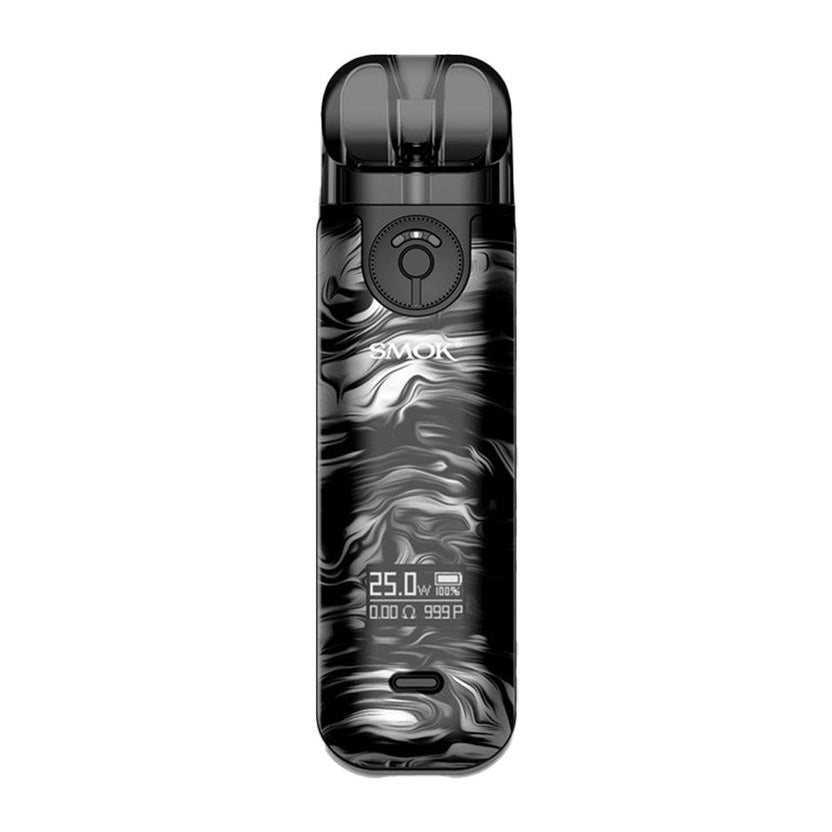 Smok Novo 4 Pod Vape Kit - Free E-Liquid - Fluid Black Grey