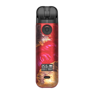 Smok Novo 4 Pod Vape Kit - Free E-Liquid - Red Stabilizing Wood