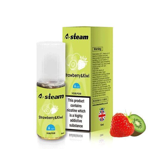 Strawberry & Kiwi E Liquid By A Steam