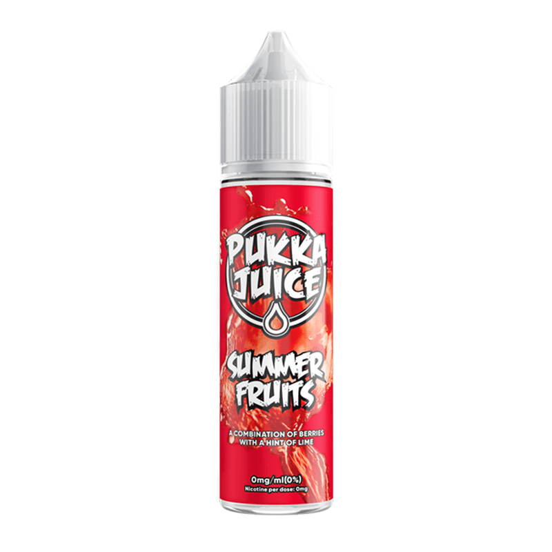 Summer Fruits 50ml Shortfill E Liquid By Pukka Juice