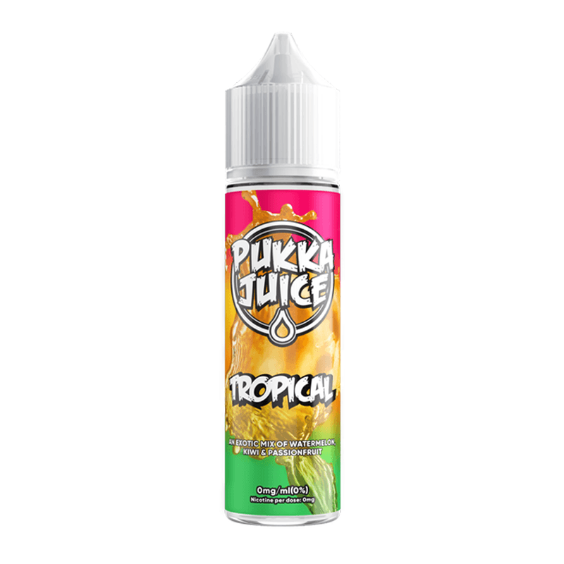 Tropical 50ml Shortfill E Liquid By Pukka Juice