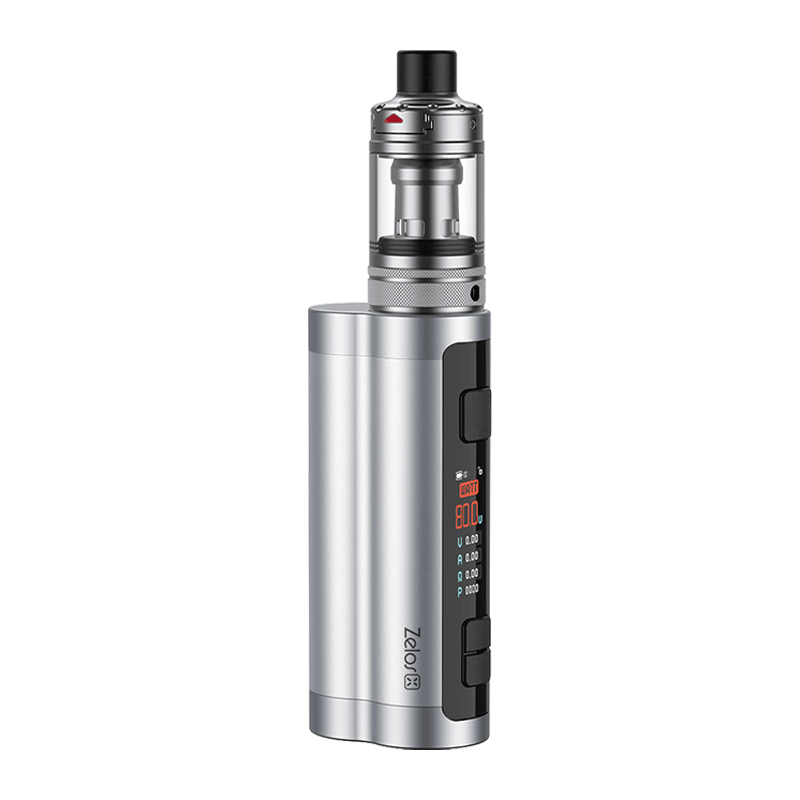 Aspire Zelos X 80W Starter Kit - Metallic Silver